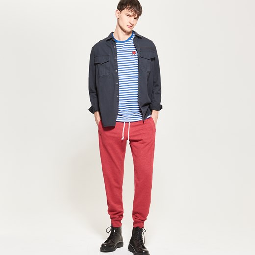 Reserved - Dresowe spodnie - Czerwony Reserved  XL 