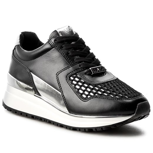 Sneakersy LIU JO - Running Miyoshi S17157 P0275  Black/Silver 01039 bialy Liu Jo 35 eobuwie.pl
