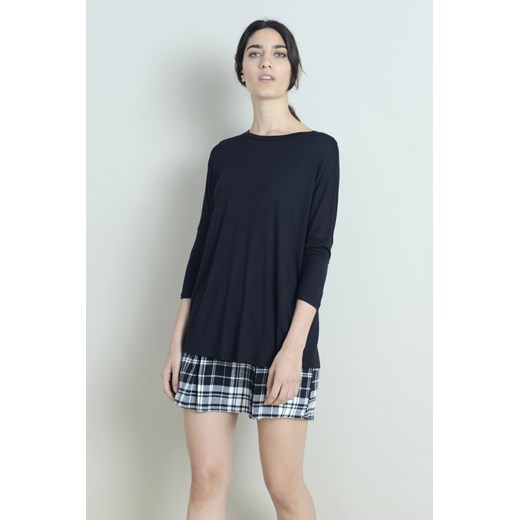 viscose t-shirt with batwing sleeves