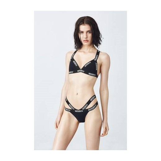 carla triangle bra black