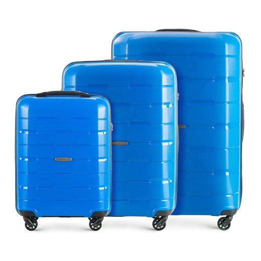 56-3T-72S-95 Set walizek Wittchen niebieski  wyprzedaż  