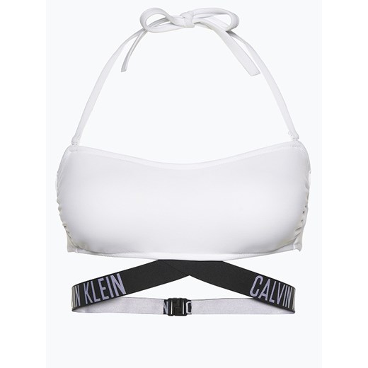Calvin Klein - Damski stanik do bikini, biały bialy Van Graaf S vangraaf