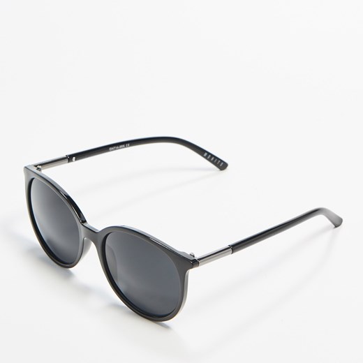 Mohito - Minimalistyczne okulary przeciwsłoneczne - Czarny bialy Mohito One Size 