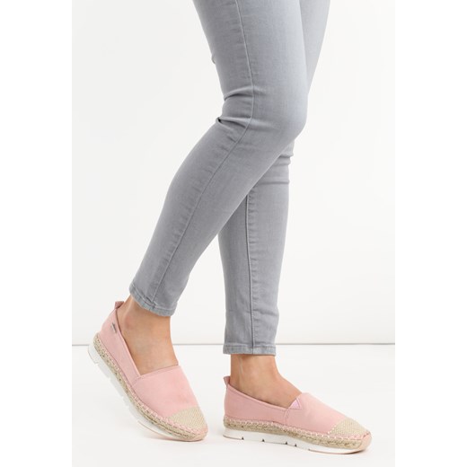 Różowe Espadryle Anti Renee bezowy 40 renee.pl