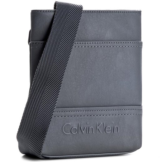 Saszetka CALVIN KLEIN BLACK LABEL - Bastian Mini Flat Crossover K50K502509  020 Calvin Klein Black Label niebieski  eobuwie.pl