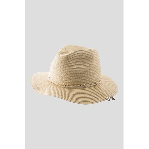 Letni kapelusz z ozdobnym łańcuszkiem brazowy Orsay 00 orsay.com