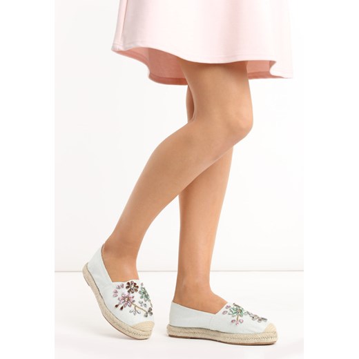 Białe Espadryle Blooming Vices  39 promocyjna cena born2be.pl 