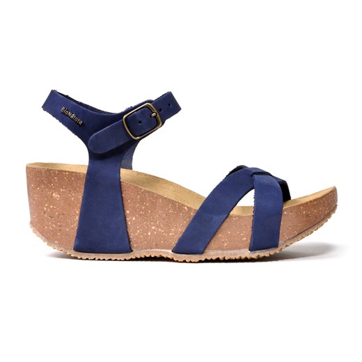 SANDAŁY 4730020D BioNatura granatowy 38 Intershoe