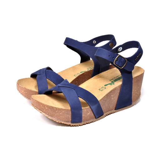 SANDAŁY 4730020D granatowy BioNatura 40 Intershoe