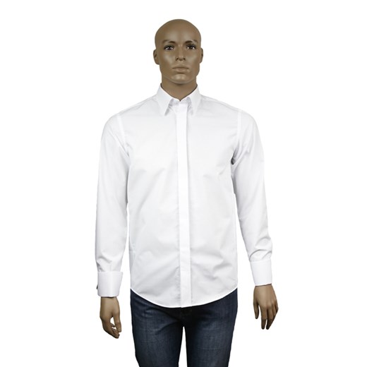 Rafael koszula biała na spinki 50 182/188 dł. KP
