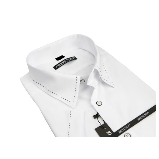 KRZYSZTOF koszula biała L 41-42 176/182 kr. klasyczna