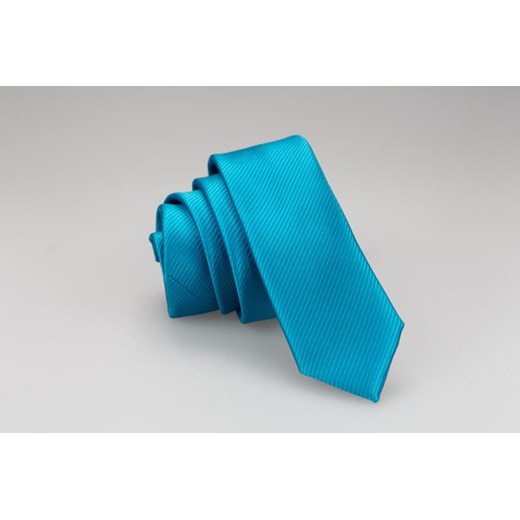Niebieski krawat KRZYSZTOF  5cm