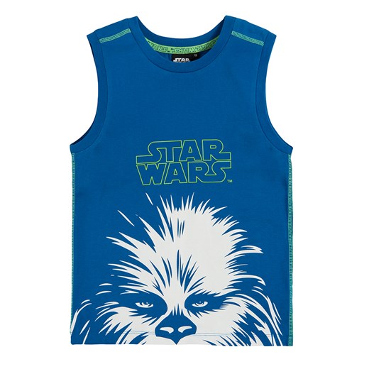 Cool Club, T-shirt chłopięcy bez rękawów, Star Wars niebieski Cool Club 104 smyk