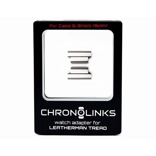 Adapter ChronoLinks 16 mm Silver do mocowania zegarka Casio G-Shock na multitoolu Leatherman Tread