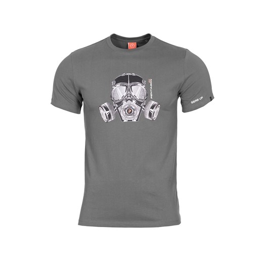 Koszulka T-shirt Pentagon "Gas-Mask" - Wolf Grey (K09012-08WG)