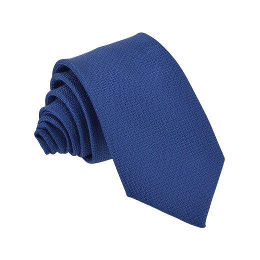 Krawat we wzory 7cm Kr67 niebieski Victorio  koszulevictorio.pl