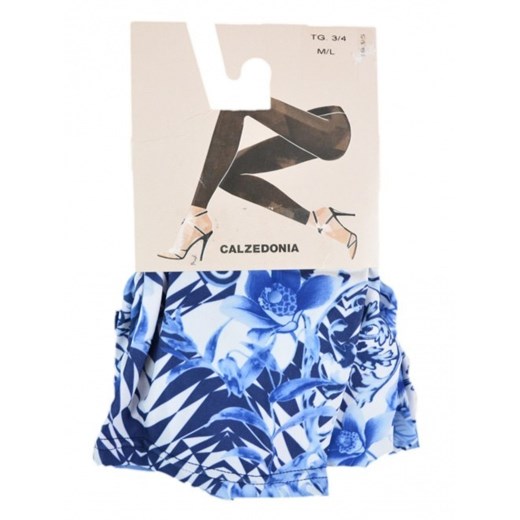 CALZEDONIA legginsy niebieskie wzór 3/4 M/L Calzedonia bezowy M/L Ciuszki u Muszki