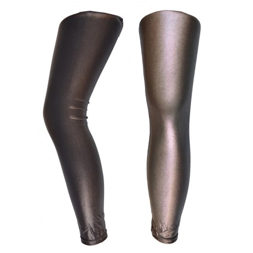 CALZEDONIA legginsy brązowe błyszczące 3/4 M/L Calzedonia szary M/L Ciuszki u Muszki
