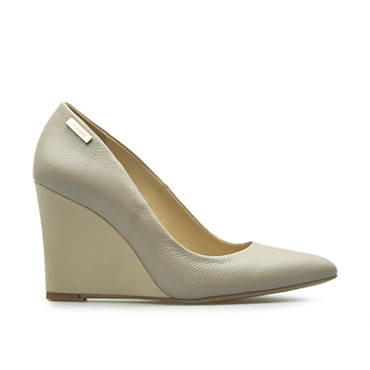 Czółenka Ulmani Shoes 15601/S14+L12 Beżowe lico Ulmani Shoes Arturo-obuwie