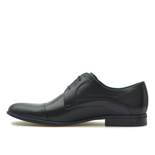 Pantofle Pan 1043 Czarne lico szary Pan  Arturo-obuwie