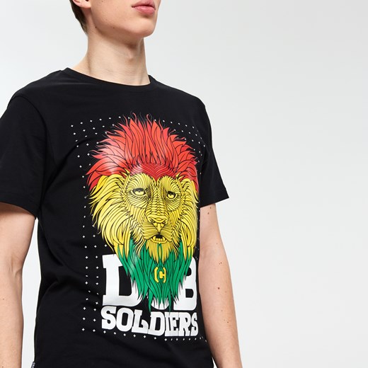 Cropp - T-shirt dla fana reggae - Czarny Cropp  XXL 