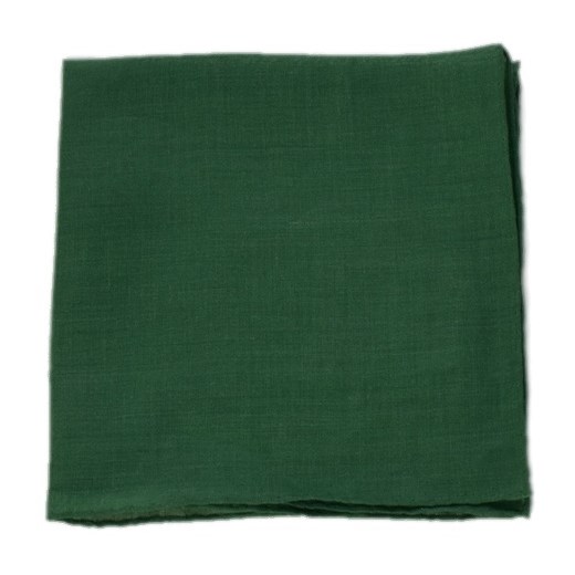 Poszetka ramia - jednolity zielony