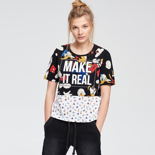 Cropp - T-shirt disney - Czarny