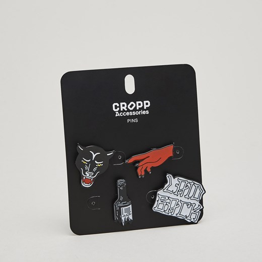 Cropp - Przypinki - Czarny