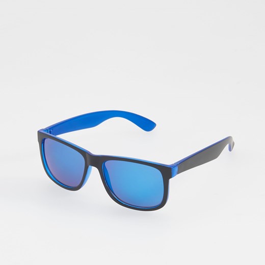 Reserved - Okulary przeciwsłoneczne - Czarny Reserved niebieski One Size 