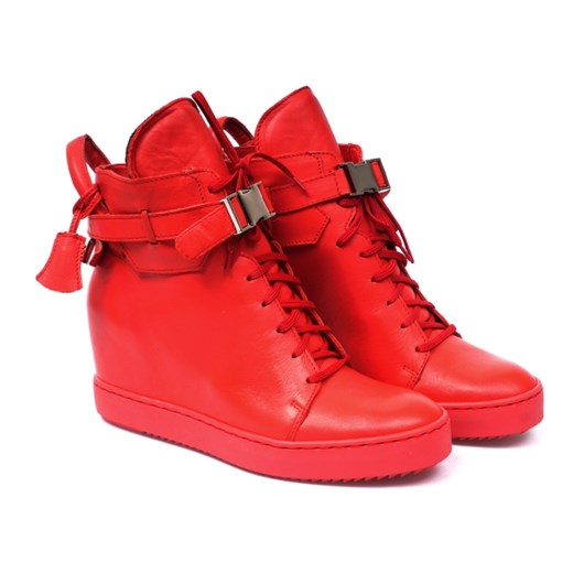 Czerwone sneakersy młodzieżowe Simen 9501  Sovage 1925 37 czerwony