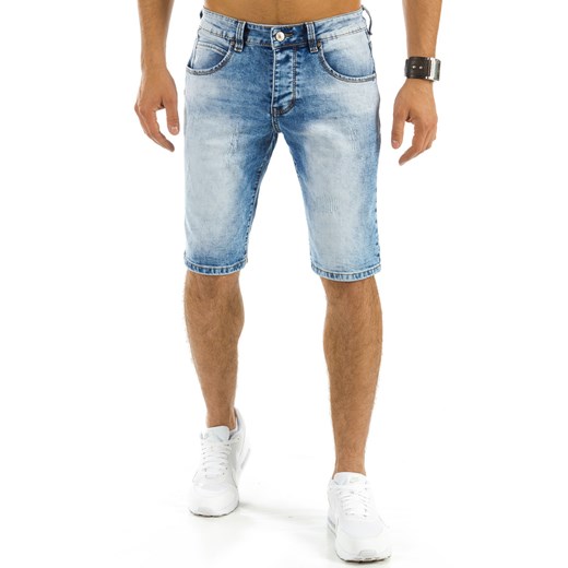 Spodenki jeansowe męskie niebieskie (sx0338)  Dstreet  