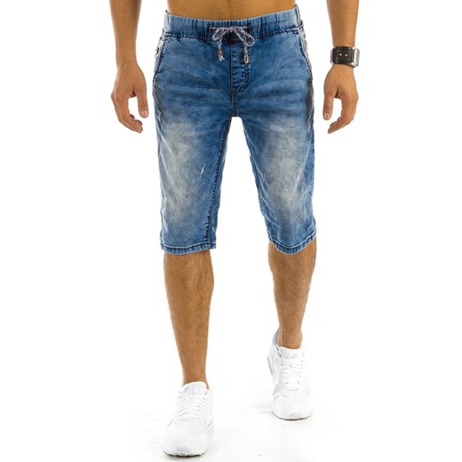 Spodenki jeansowe męskie niebieskie (sx0340) Dstreet   