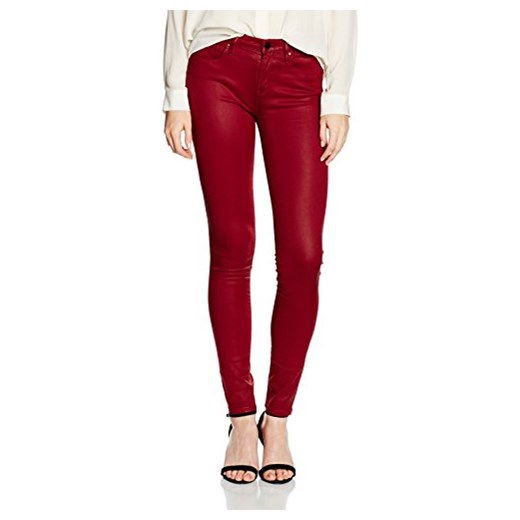 Spodnie jeansowe Tommy Hilfiger COMO RW MENA dla kobiet, kolor: czerwony, rozmiar: W32/L32 czerwony Tommy Hilfiger 32W / 32L Amazon