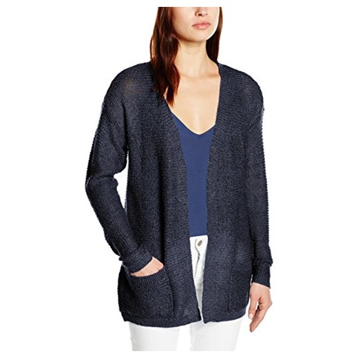 Sweter b.young Manus cardigan dla kobiet, kolor: niebieski, rozmiar: 34 (rozmiar producenta: XS) szary B.Young 34 Amazon