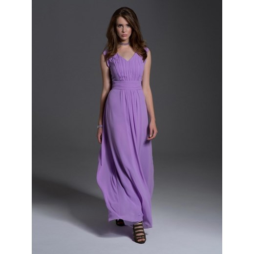 Zwiewna sukienka maxi L'AF ROEL L’ame De Femme fioletowy 34 Eye For Fashion