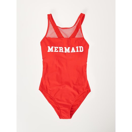 House - Jednoczęściowy strój kąpielowy mermaid - Czerwony pomaranczowy House S 