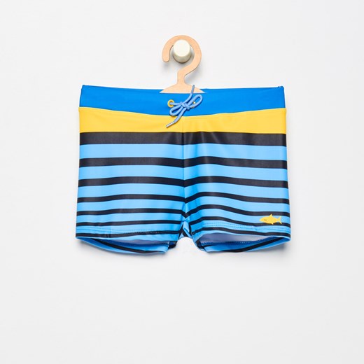 Reserved - Boys` swimming trunks - Niebieski