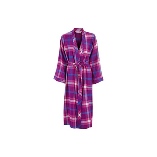 Magenta Check Dressing Gown