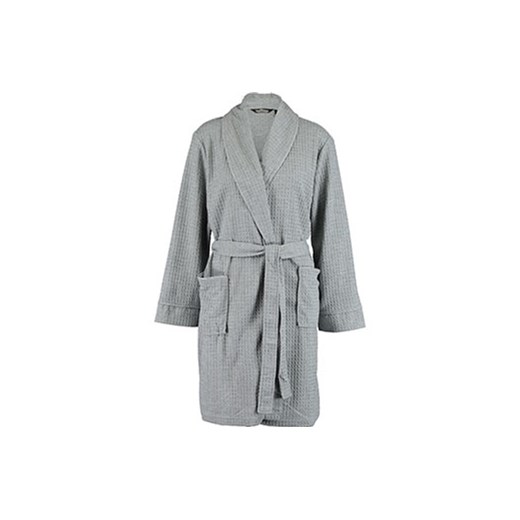 Grey Embossed Dressing Gown