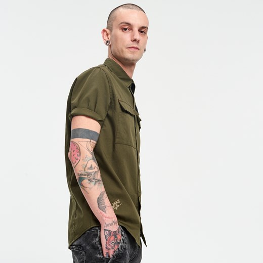 Cropp - Koszula khaki - Zielony  Cropp XL 