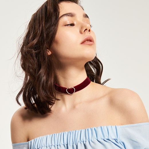 Reserved - Choker - Fioletowy
