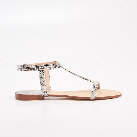 Mohito - Sandały z minimalistycznymi paskami - Wielobarwn Mohito bialy 36 