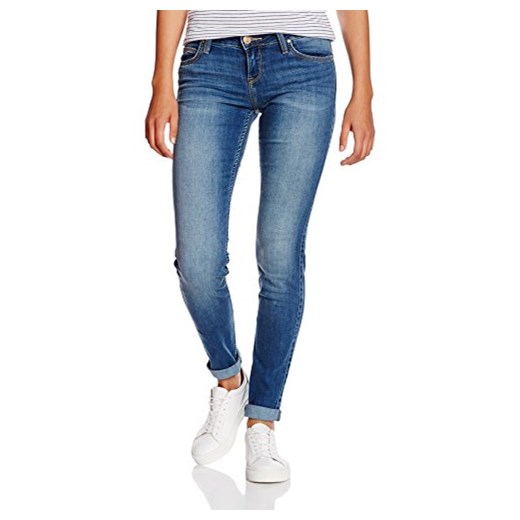 Spodnie jeansowe Lee SCARLETT LOW dla kobiet, kolor: niebieski
