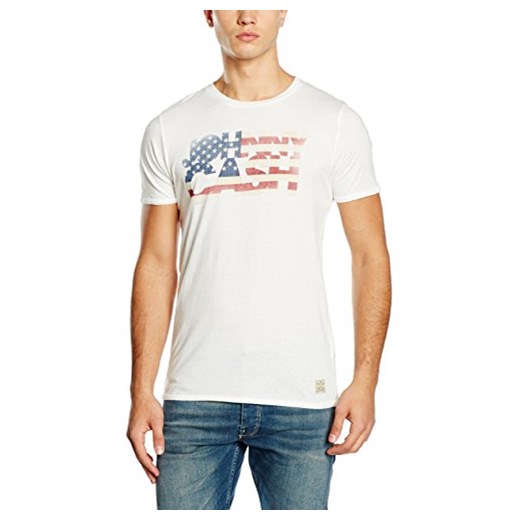 JACK & JONES VINTAGE T-shirt mężczyźni, kolor: biały Jack & Jones Vintage bialy sprawdź dostępne rozmiary Amazon