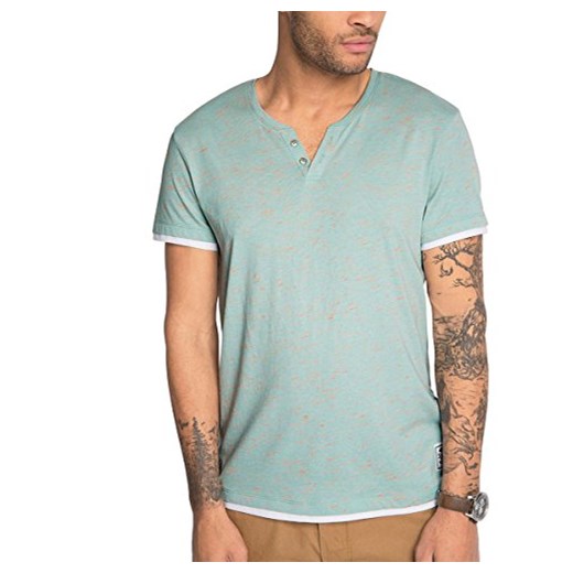 T-shirt edc by ESPRIT dla mężczyzn, kolor: zielony Edc By Esprit mietowy sprawdź dostępne rozmiary wyprzedaż Amazon 