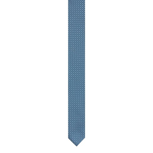 krawat platinum niebieski classic 200