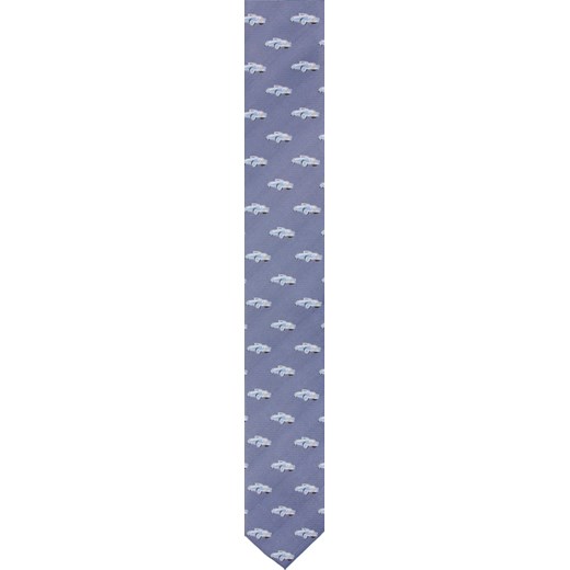 krawat platinum niebieski classic 212