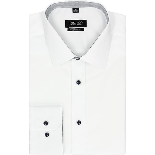 koszula bexley 2455 długi rękaw regular fit biały