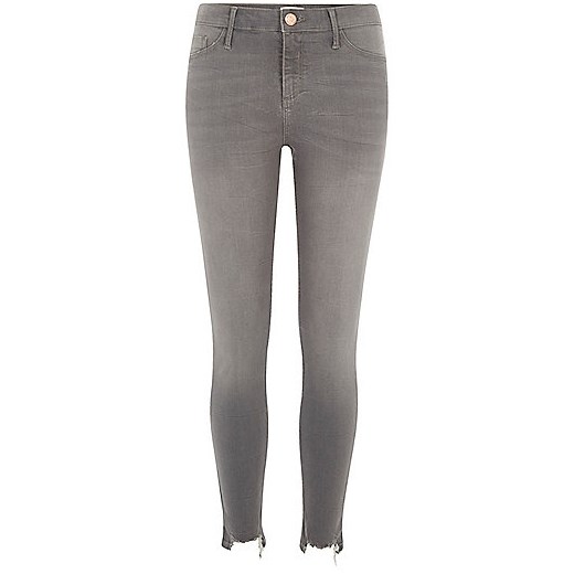 Grey ripped Molly reform jeggings 