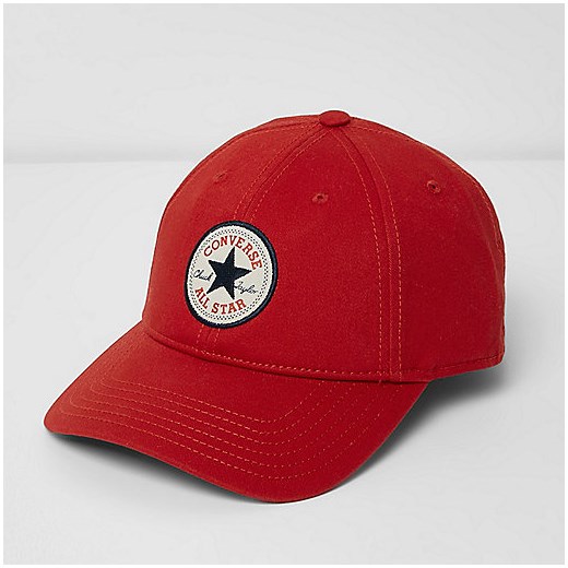 Red Converse jersey baseball cap 